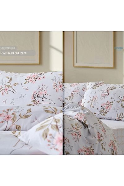 YUNUSOĞLU HOME Doqu Easy Cotton - Single Sante Bedding Set