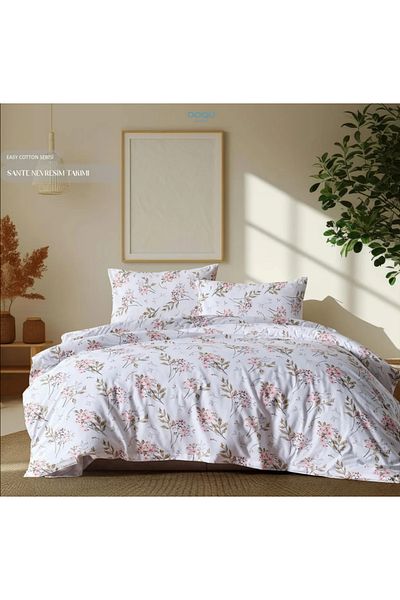 YUNUSOĞLU HOME Doqu Easy Cotton - Single Sante Bedding Set