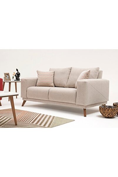 Vivense LEGO İKİLİ KOLTUK, KREM