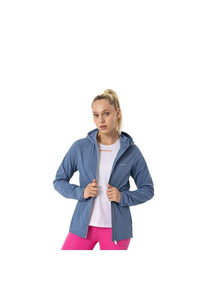 Merrell Just Women's Blue Running Jacket Women's Running Jacket M4Justw