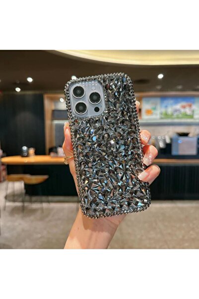 Aksesuarkolic حافظة هاتف ابل ايفون 14 بلس ستون فاخرة بالكامل