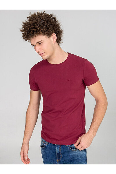 Ltb Erkek BORDO T-SHIRT  012188433661340000