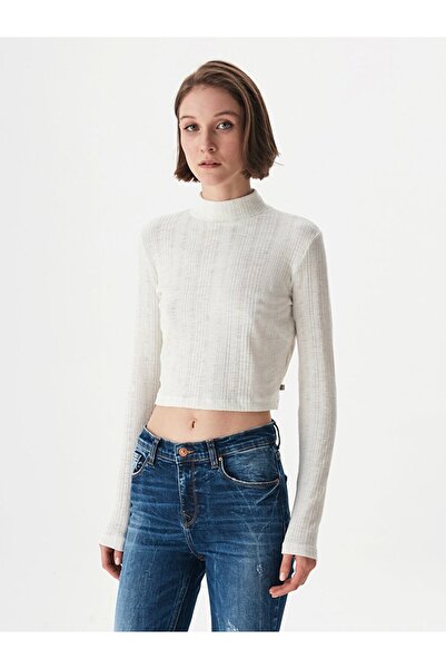 Ltb Long Sleeve White Sweatshirt