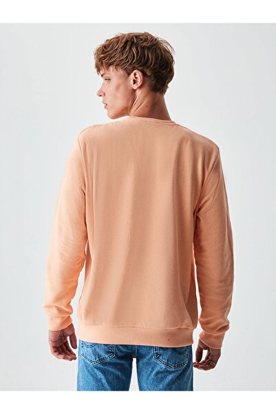 Ltb Hanorac portocaliu cu decolteu