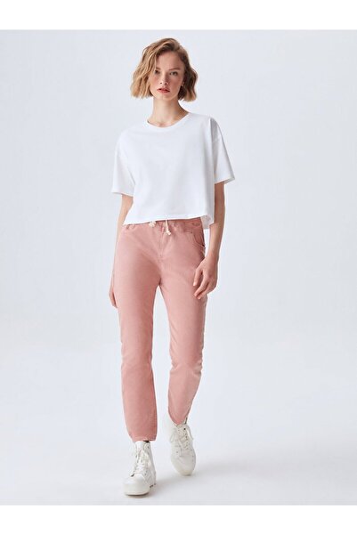 Ltb تي شيرت أبيض بأكمام قصيرة