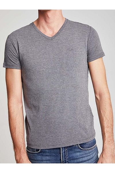 Ltb Anthracite V-Neck T-Shirt