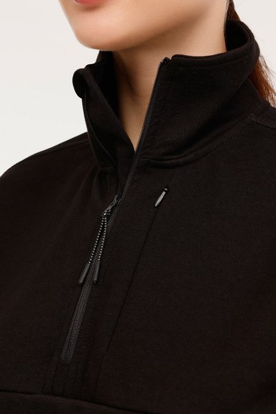 lumberjack Wl Jolie 17Ss344 4Pr Black Women's Sweatshirt