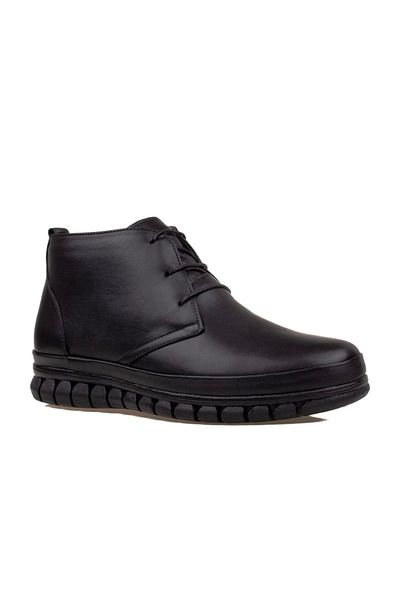 m2s Guga Ανδρικές μάλλινες μπότες Comfort Μαύρες
