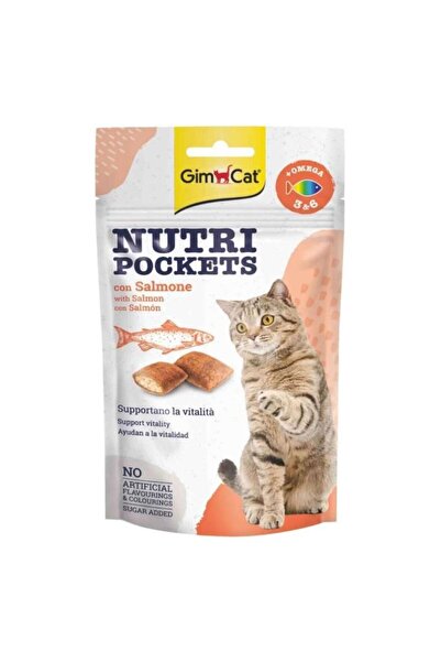 Gimcat Kedi Ödül Tableti Nutri Pockets Somon Omega 60 gr - 4002064400730 - Pe...