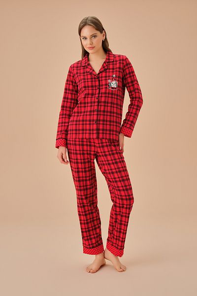 SUWEN Cozy Masculine Pajama Set