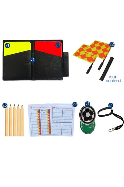 hakemsizsiniz Referee Starter Set,Day Referee Starter Set, Referee Set, Soccer Referee Set