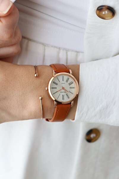 Northwatch Brown Faux Leather Cord Numeral Classic Stylish Design Vintage Min...