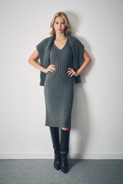 Fulla Moda Basic 2-Piece Knitwear Set
