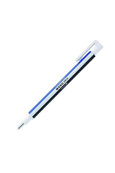 Tombow Mono Zero Pencil Eraser Round Tip 2.3mm Striped