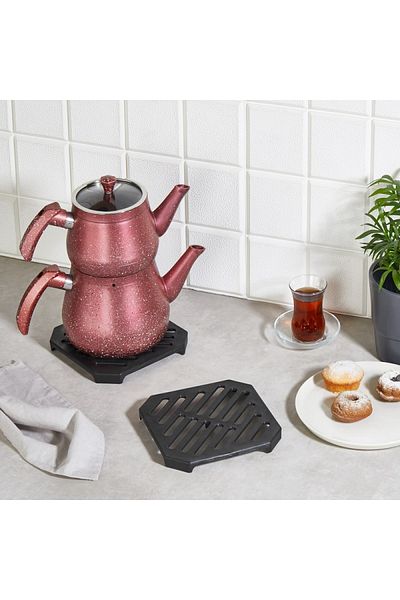 naque Heat Resistant Plastic Square Trivet Pot Pan Teapot Coaster