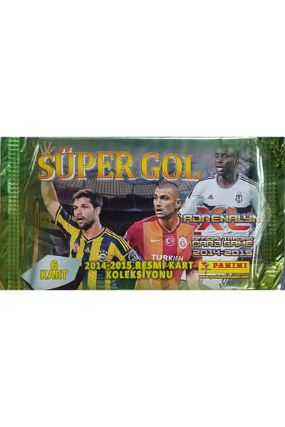 Panini حزمة بطاقات تجارية Super Goal 2014-15