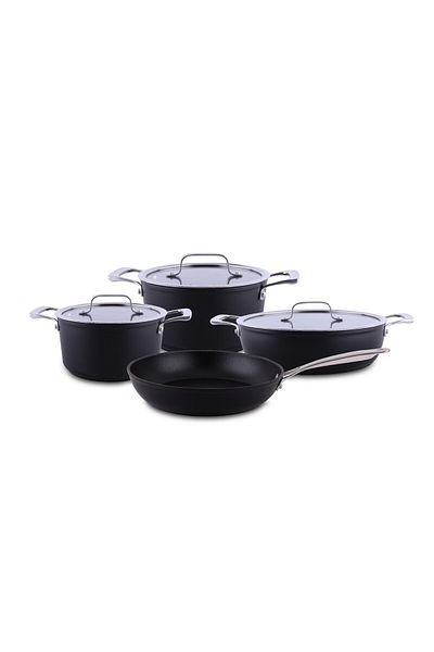 AROW Leaf Casting 7 Piece Pot Set