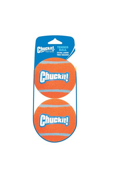Chuckit ! Set of 2 Dog Tennis Play Balls (XL Size)