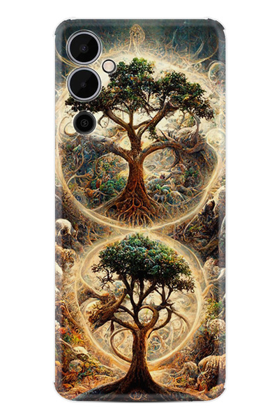 TECNO Pova Neo 2 Kılıf Boutique Baskılı Resimli İkili Ağaç Pcode -036