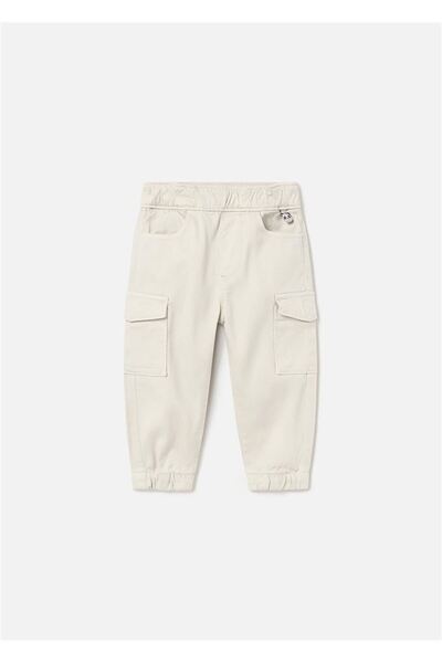 MAYORAL Baby Boy Pocket Trousers Beige 2535