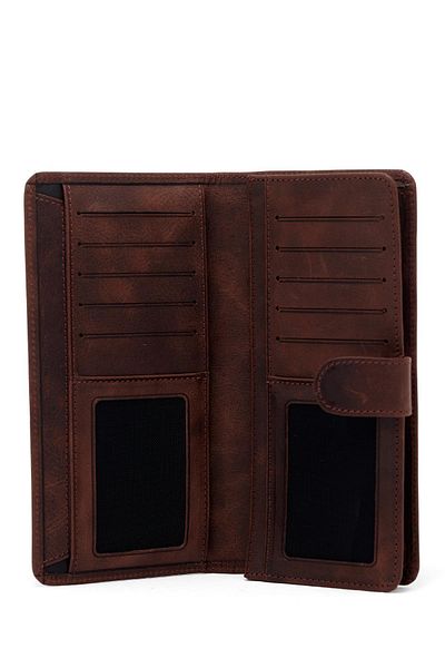 Deri Company Мъжко кожено портфолио - кафяво 115506