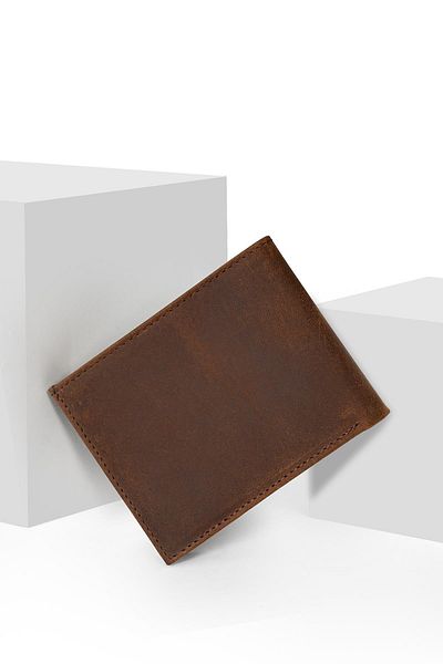 Deri Company Ανδρικό πορτοφόλι από γνήσιο (REAL) δέρμα Antique Brown 113530