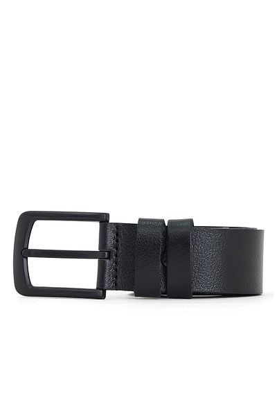 Deri Company Ανδρική μαύρη δερμάτινη ζώνη 112540