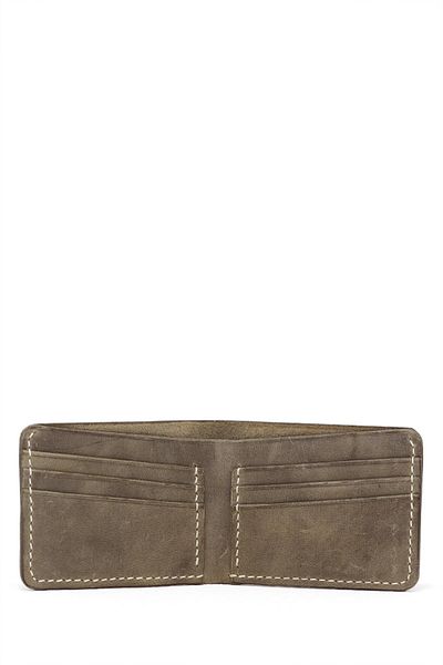 Deri Company Ανδρικό δερμάτινο πορτοφόλι Milky Brown - 113561