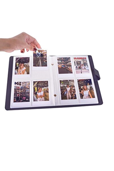 Nobbystar Instax Polaroid Black Photo Album with 96 Photo Capacity