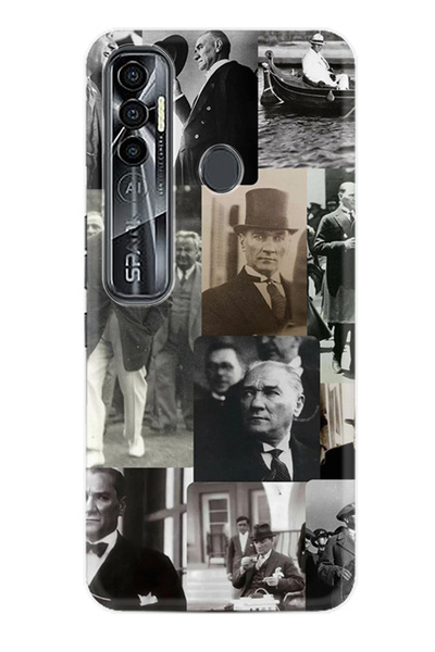 TECNO Spark 7 Pro Kılıf Boutique Baskılı Resimli Atam Pcode -043