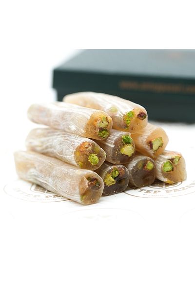 Antep Pazarı Turkish Delight - Honey Wick Turkish Delight with Pistachio - 350 Gr