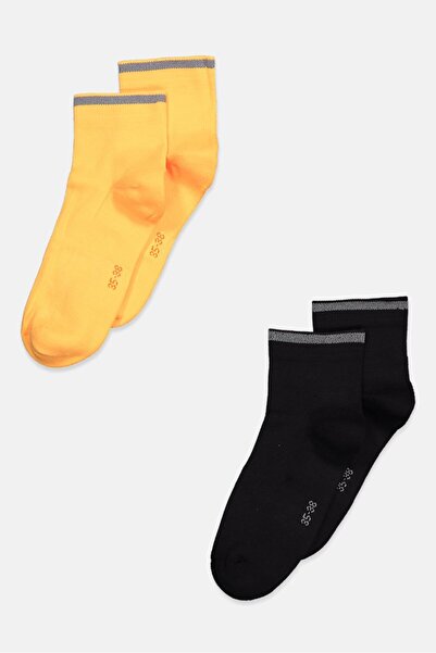 Tchibo Men 2 Pairs Solid Running Socks, Multicolor