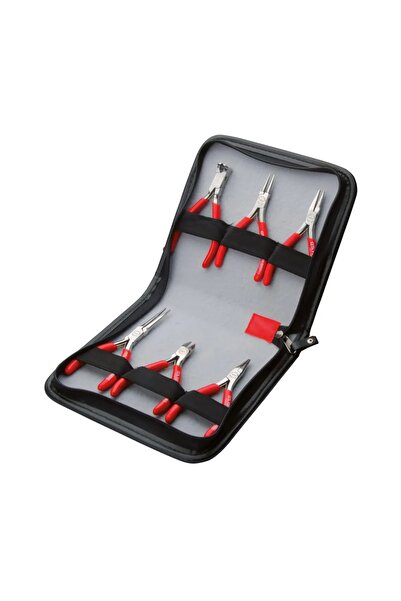 CETA FORM H30-W06 Elektronikçi Pense Seti 6 Parça - Deri Çantalı