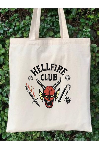 Cemira Stranger Things Hellfire Club Geantă de tote Geantă de stofa