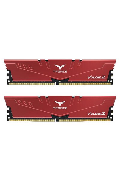 TEAM T-Force Vulcan Z Red 16Gb 2X8Gb 3200Mhz Cl16 Ddr4 Gaming Ram (Tlzrd416G3200Hc16Fdc01)