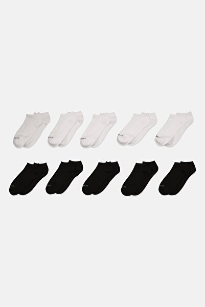 U.S. Polo Assn. Women 10 Pairs Low Cut Socks, Black