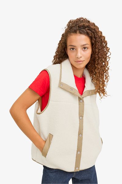 JJXX Jxnellie Beige Women's Vest - 12257786 -Fog
