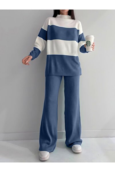 HİJABAYA Σετ πλεκτό με μισό λαιμό