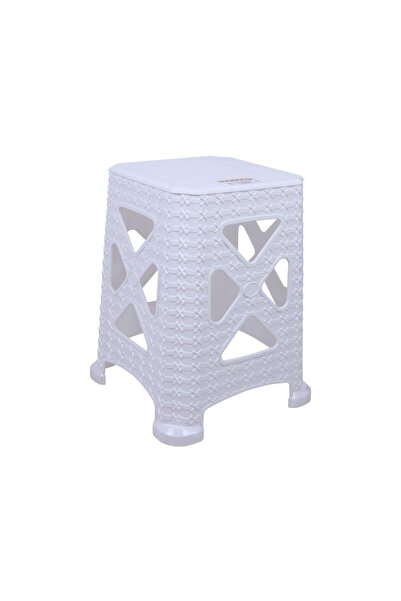 Mandella Trend Büyük Tabure Beyaz (1 ADET)