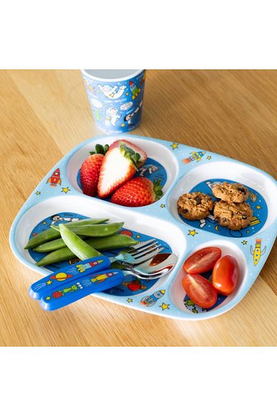 Tyrrell Katz Mini Compartment Plate Space for Babies