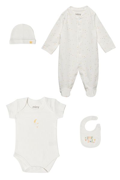 Miny Center Unisex Baby Set of 4