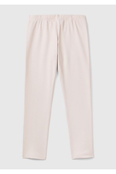 United Colors of Benetton Girl's Powder Pink Benetton Logo Detailed Tights