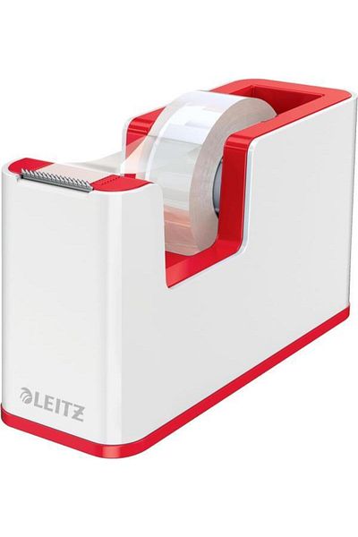 Leitz Διπλό Χρώμα Λευκό και Κόκκινο Wow Tape Machine