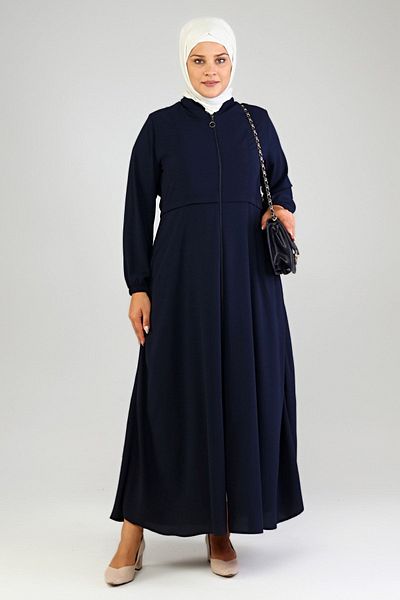 Ferace Hijab Mevlana Γυναικείο μανίκι ελαστικό Navy Blue