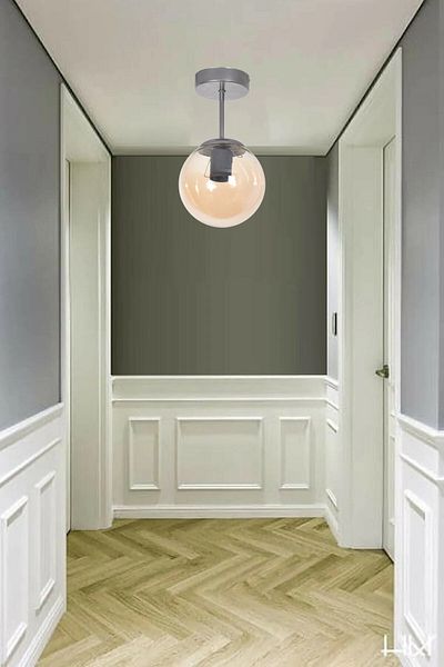 Modavize Mini Modern Living Room - Gray Color Ceiling Lamp Chandelier - for Kitchen and Bedroom
