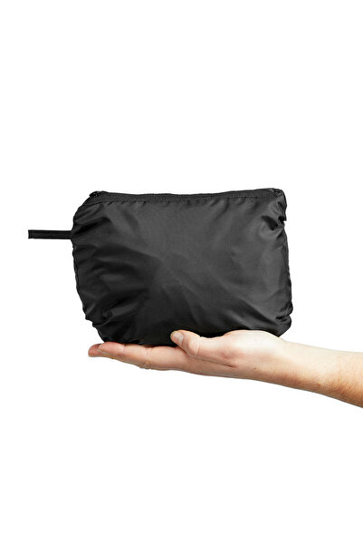 Decathlon Quechua Kadın Outdoor Su Geçirmez Üst Pantolon - Siyah - Raincut