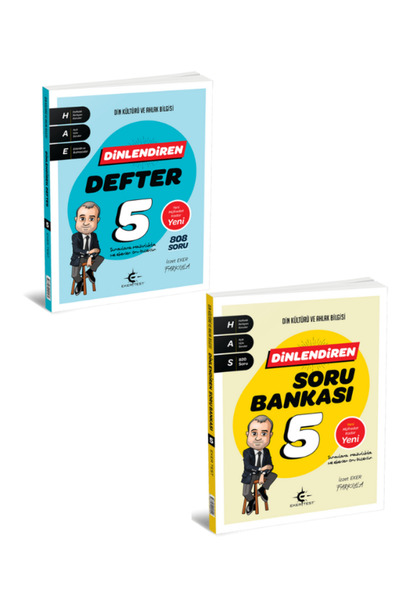 Arı Yayıncılık Eker Test 5 Sınıf Din Kültürü Dinlendiren Soru Bankası - 5.SIN...