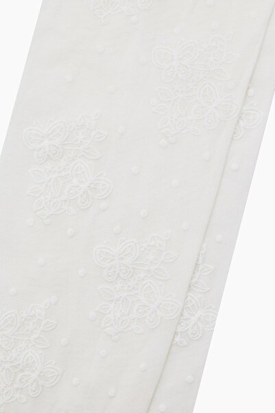 Bross Yıldız Desenli Ince Külotlu Çocuk Çorabı