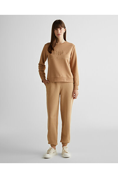 Gant Kadın Bej Relaxed Fit Eşofman Altı