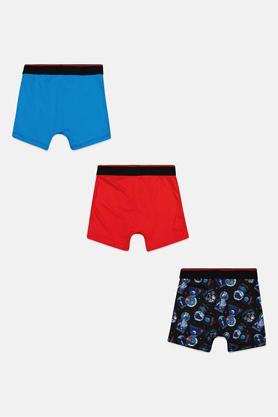 Parker Kids Boy 3 Pack Boxers, Black